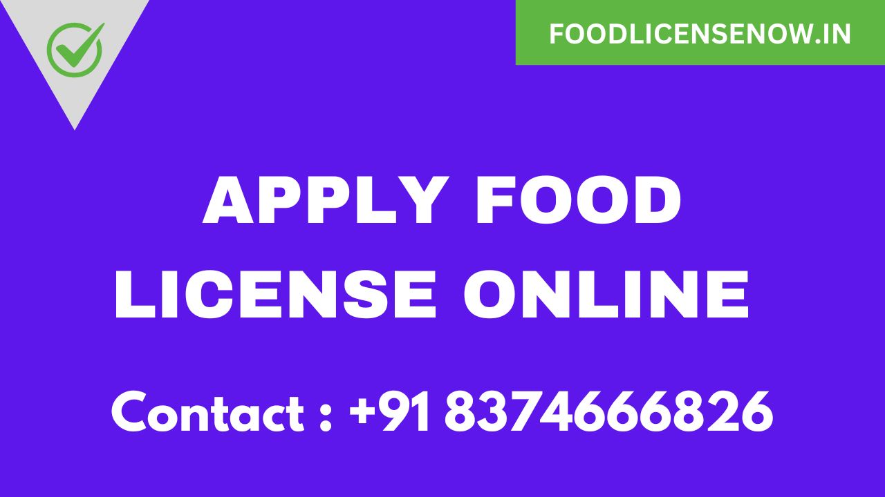 APPLY FOOD LICENSE ONLINE